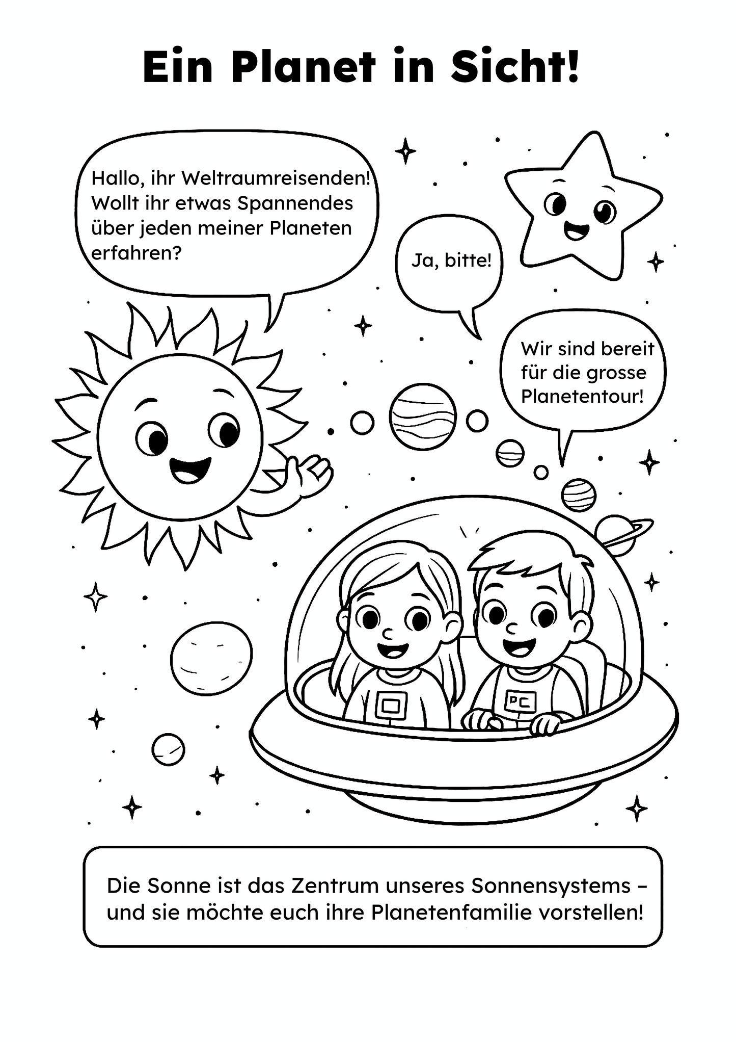 Emma und Leo entdecken das Weltall