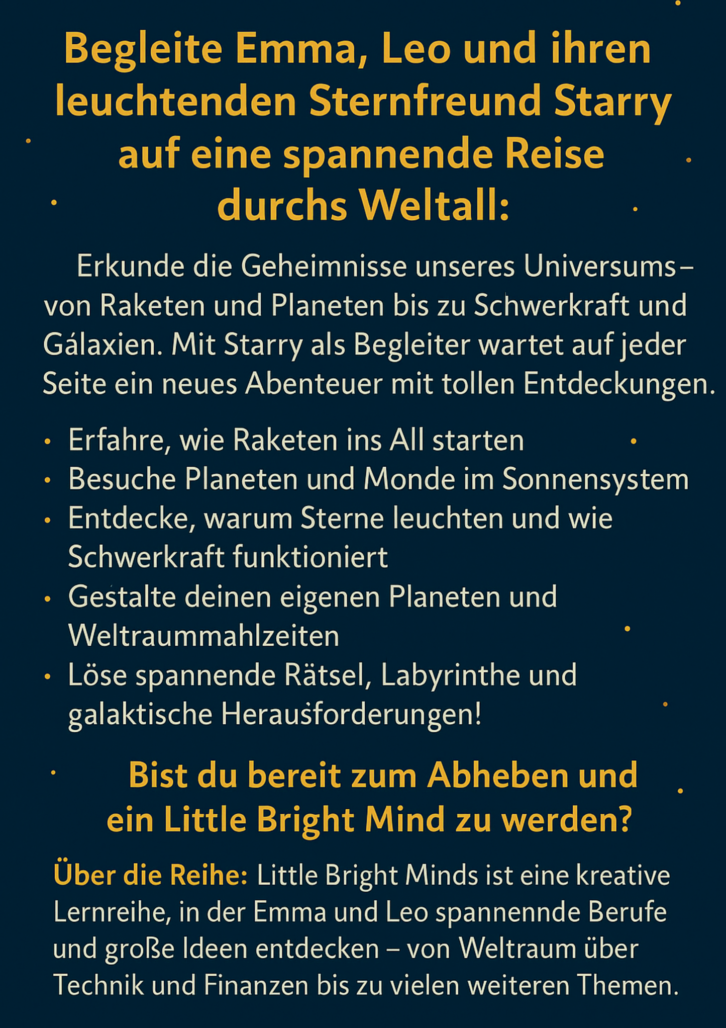Emma und Leo entdecken das Weltall