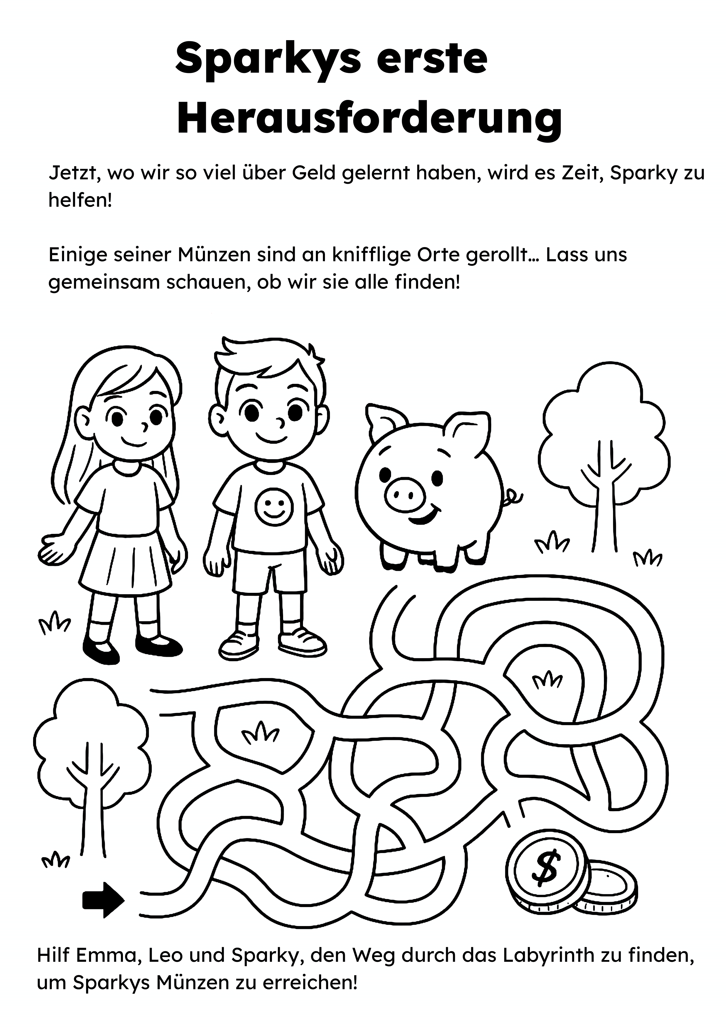 Emma und Leo: Finanzen für Kinder - Finanzbildung leicht gemacht - Little Bright Minds