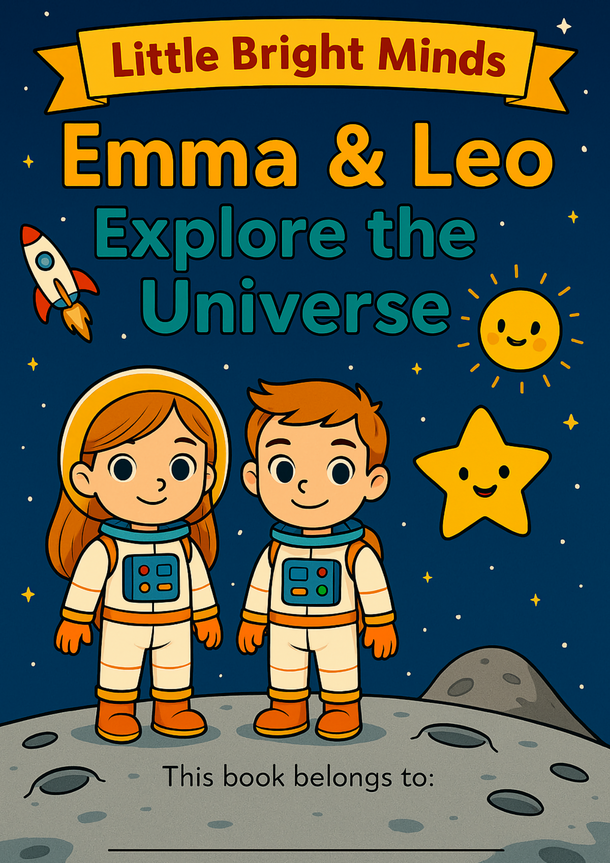 Emma & Leo Universe Adventure: Explore the Universe Together - Little Bright Minds