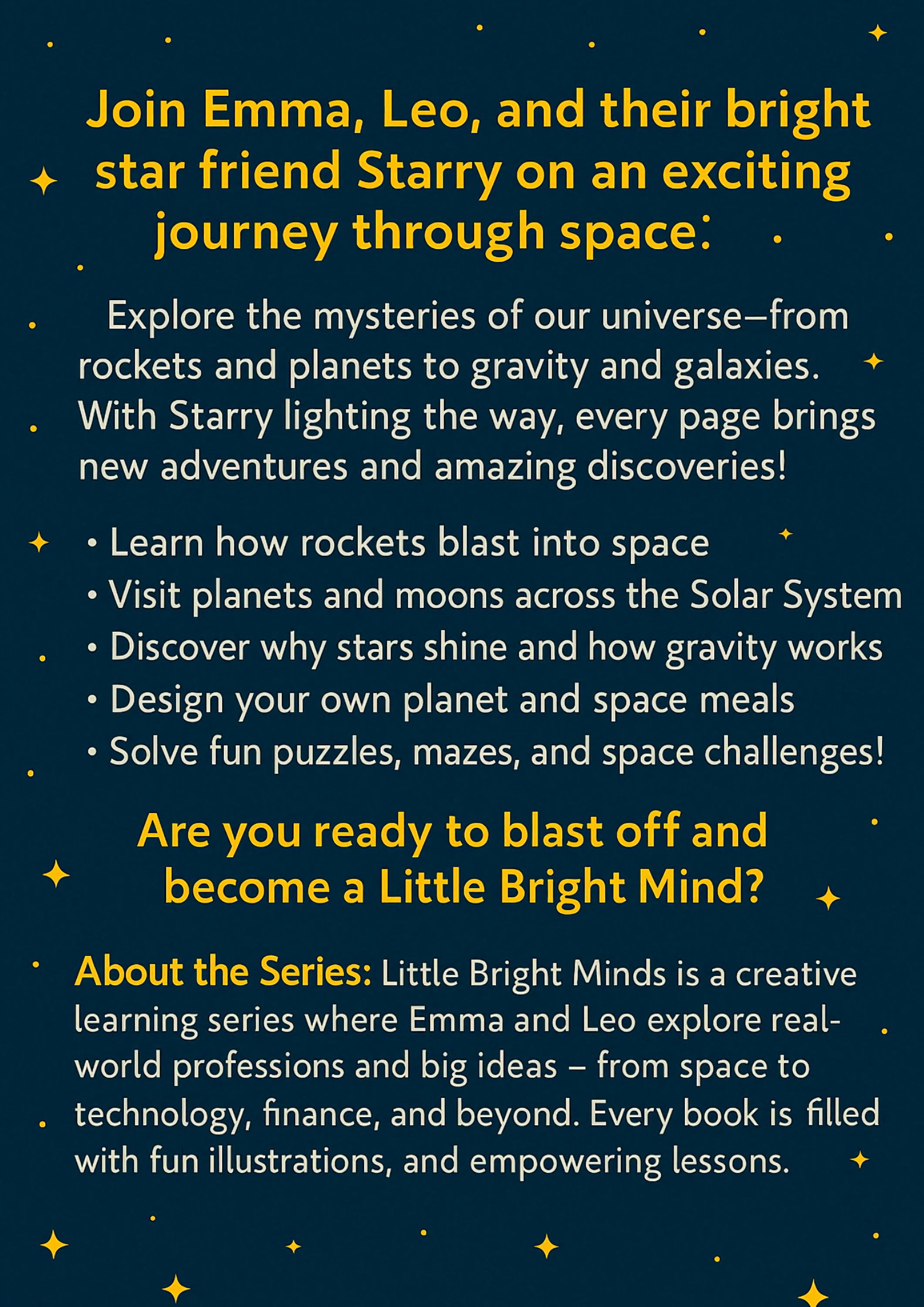 Emma & Leo Universe Adventure: Explore the Universe Together - Little Bright Minds