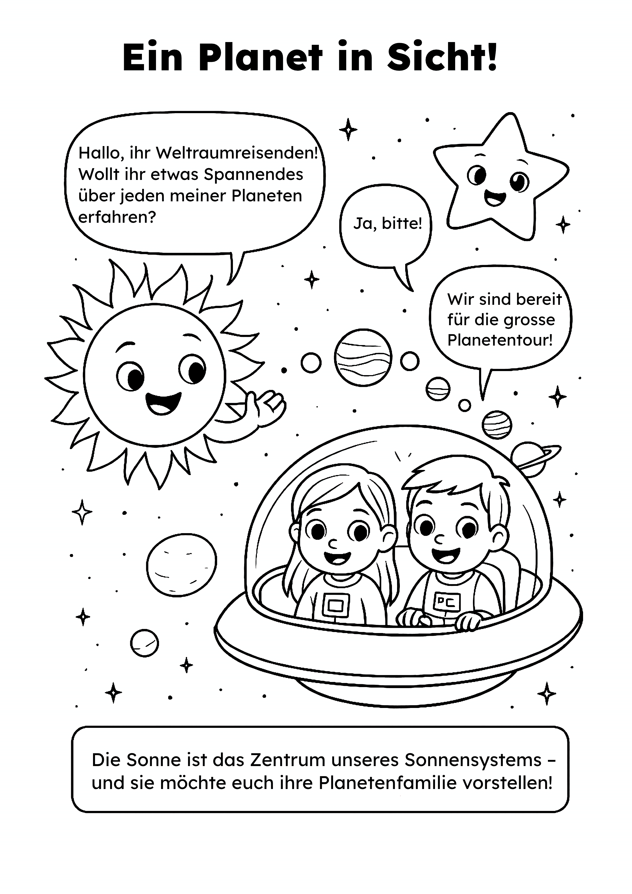 Emma und Leo Weltall entdecken: Ein aufregendes Abenteuer für junge Entdecker - Little Bright Minds