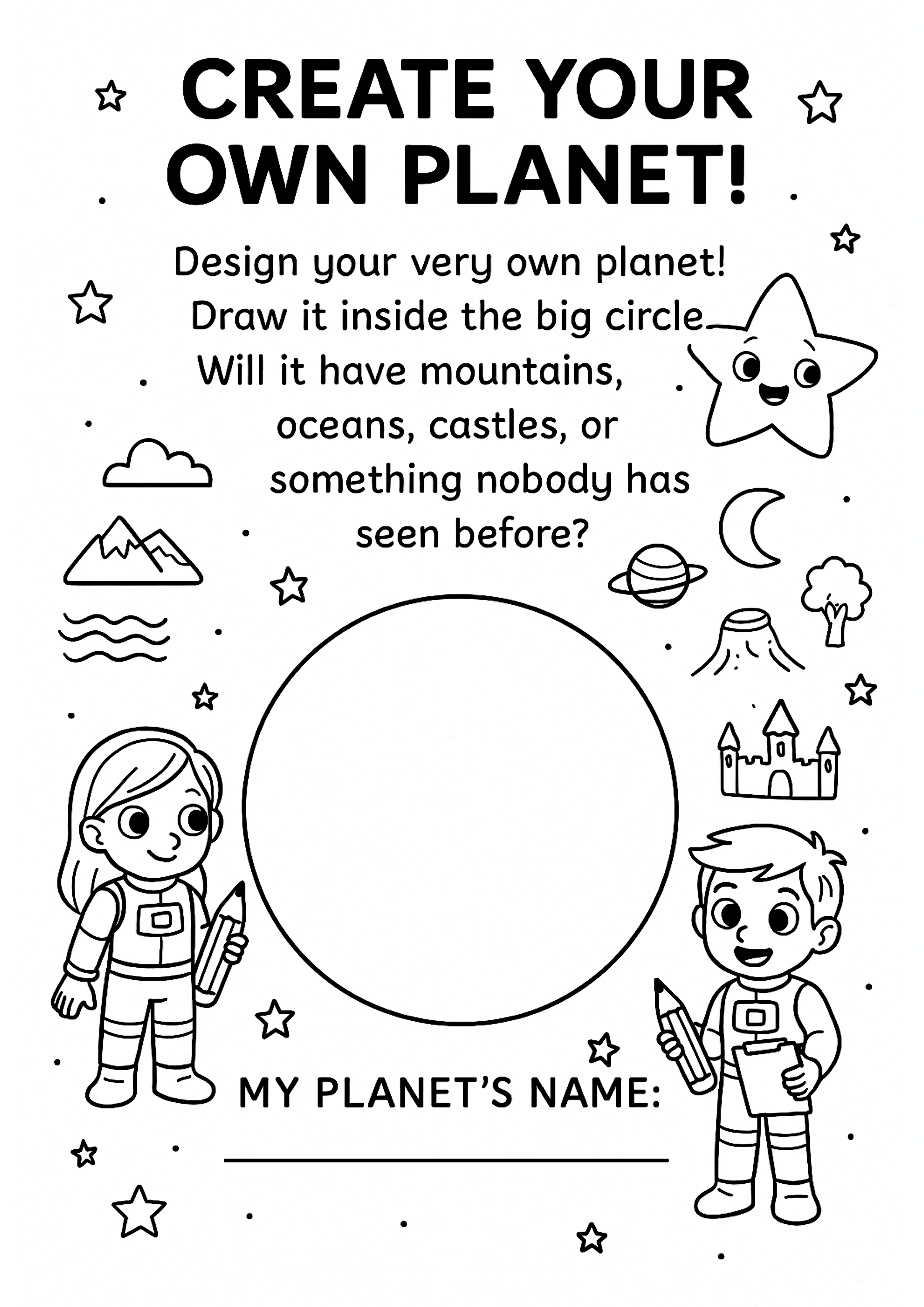 Emma & Leo Universe Adventure: Explore the Universe Together - Little Bright Minds
