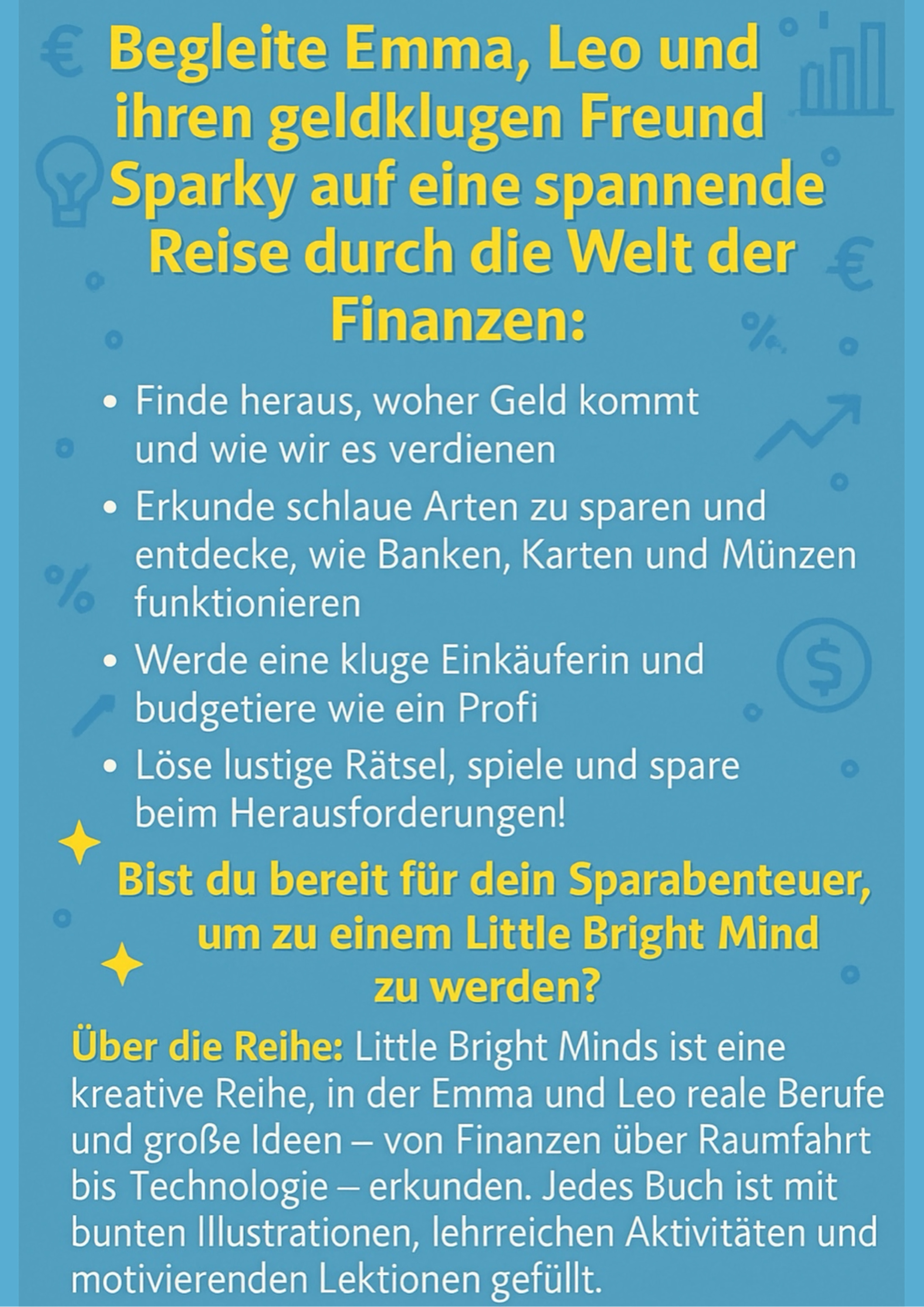 Emma und Leo: Finanzen für Kinder - Finanzbildung leicht gemacht - Little Bright Minds